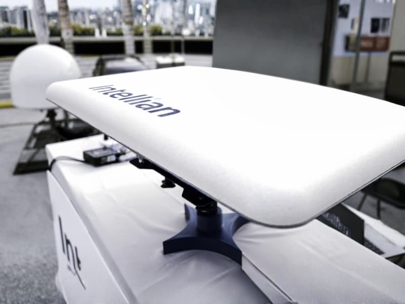 Panel Plano Kymeta (Barrido Electrónico)